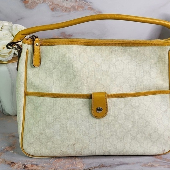 GUCCI PVC CANVAS BAG - Picture 11 of 16